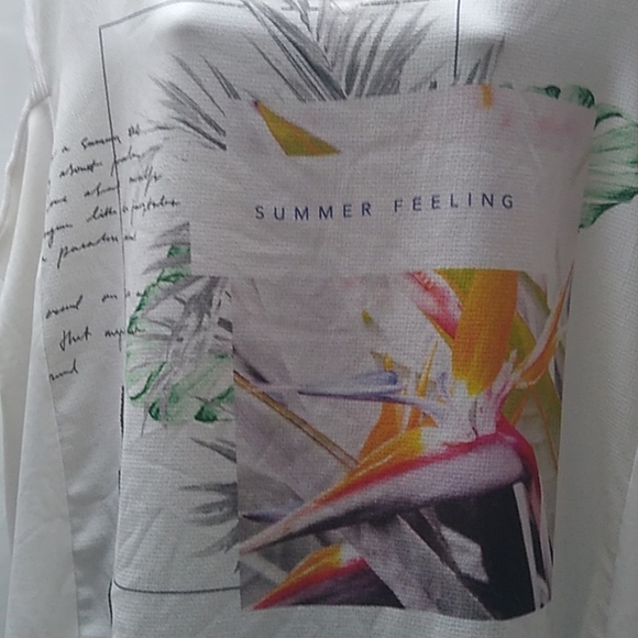 Woman's Worthington sleeveless white Summer shirt - Picture 4 of 7